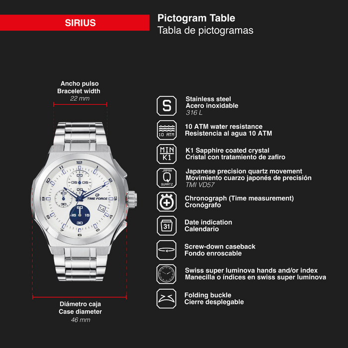 time force Sirius Grandes descuentos
