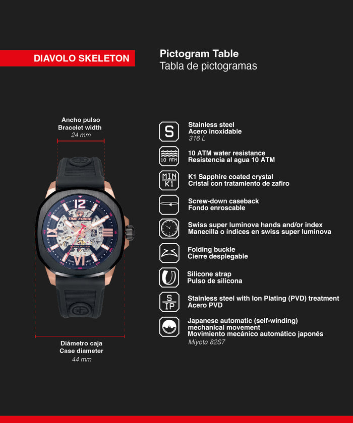 time force Diavolo Skeleton Oferta exclusiva