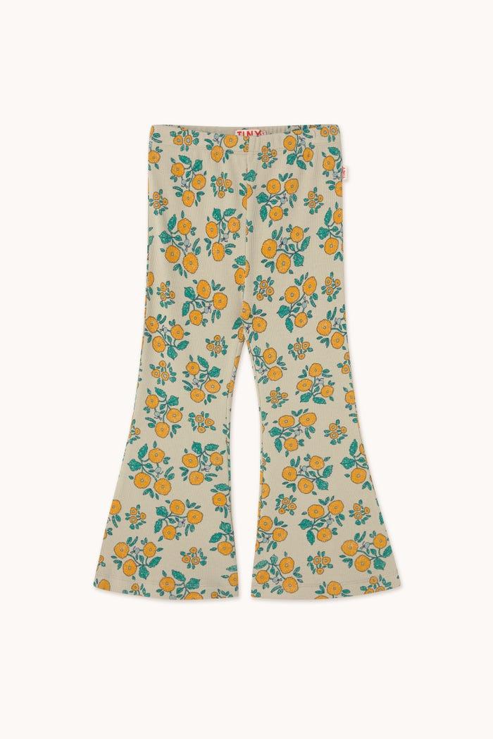 tiny cottons PANTALÓN FLOWERS