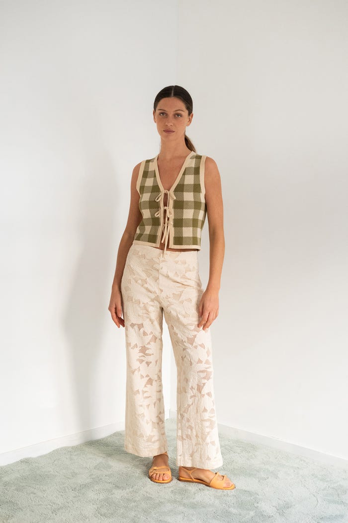 tiny cottons CHALECO A CUADROS 2025