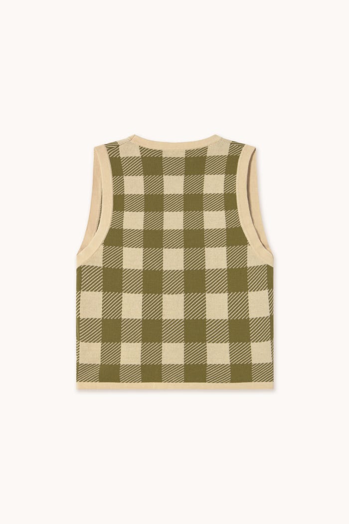 tiny cottons CHALECO A CUADROS 2025
