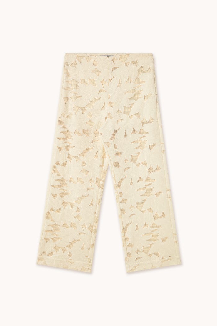 tiny cottons PANTALÓN ANCHO DE GUIPUR
