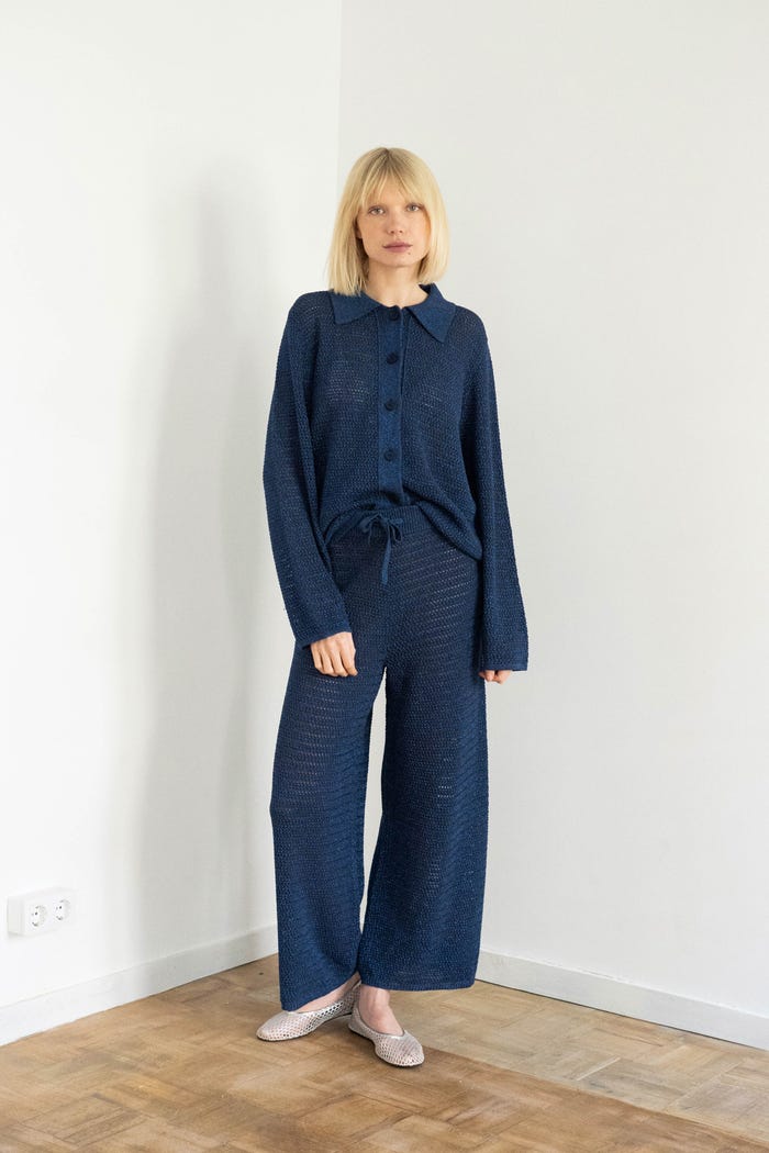 tiny cottons BLUSA LUREX DE PUNTO CALADO En oferta