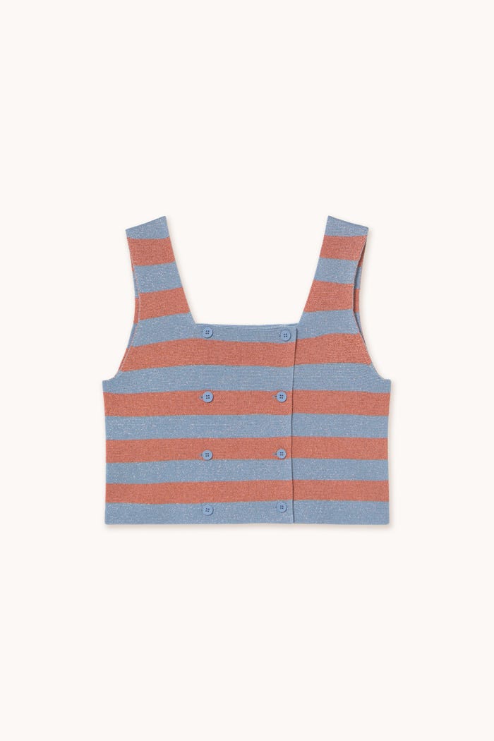 tiny cottons TOP CON BOTONES A RAYAS Rebajas de fábrica