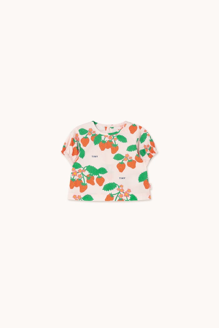 tiny cottons CAMISA STRAWBERRIES