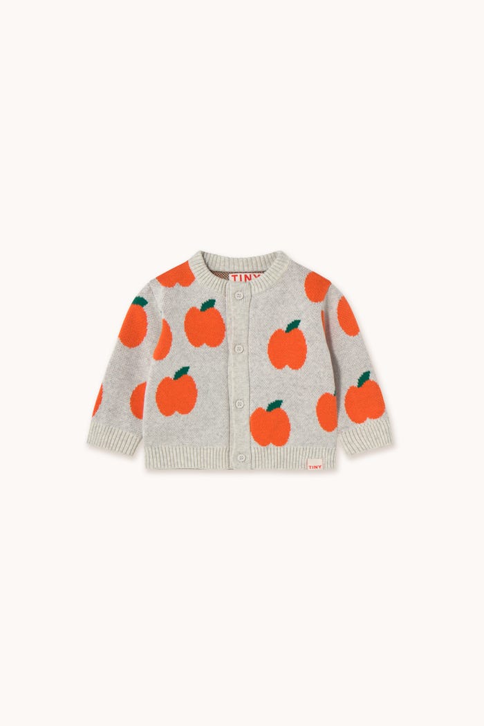 tiny cottons CARDIGAN APPLES