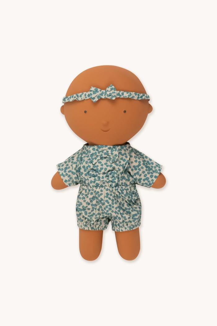 tiny cottons Gommu Flores Verdes - Pelele & Pajarita Oferta especial de fábrica
