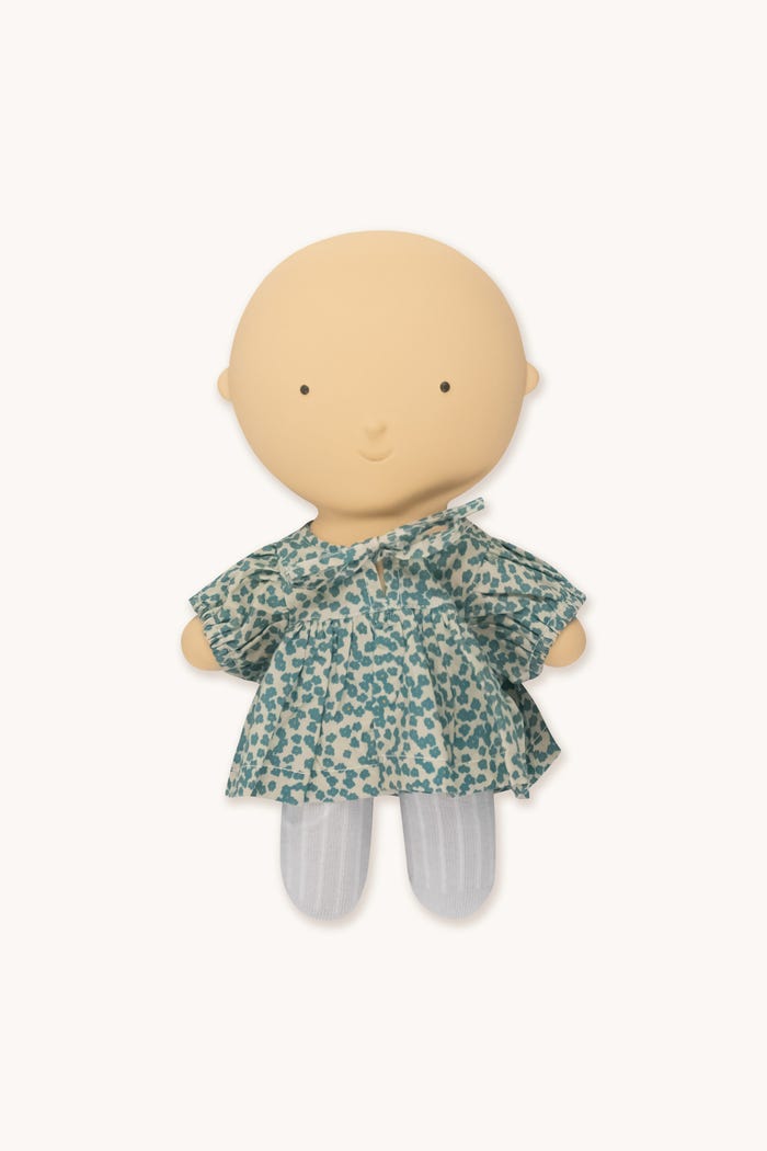 tiny cottons Gommu Flores Verdes - Vestido & Medias Grandes descuentos