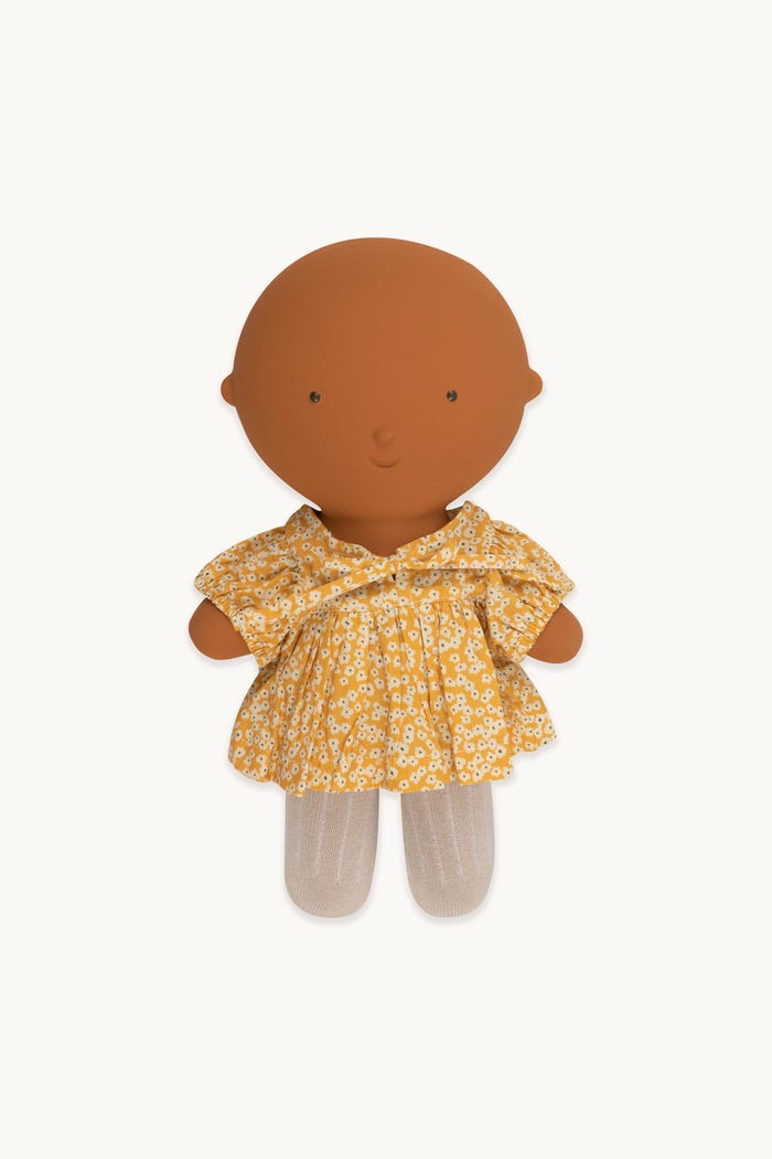 tiny cottons Gommu Flores Amarillas - Vestido & Medias Descuento por venta flash