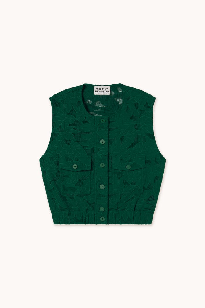tiny cottons TOP DE GUIPUR CON BOLSILLOS Grandes descuentos