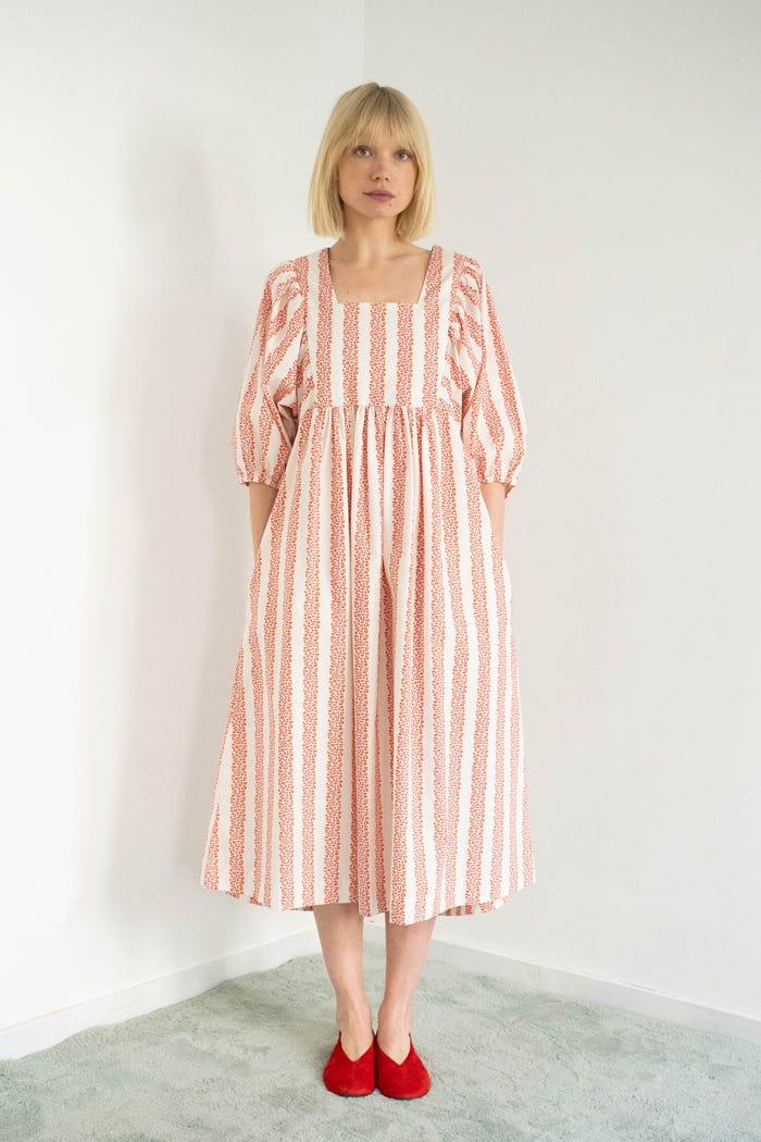 tiny cottons VESTIDO FLOWERS