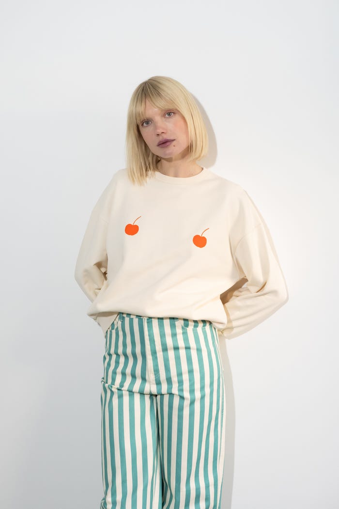 tiny cottons SUDADERA “CHERRIES” Ofertas