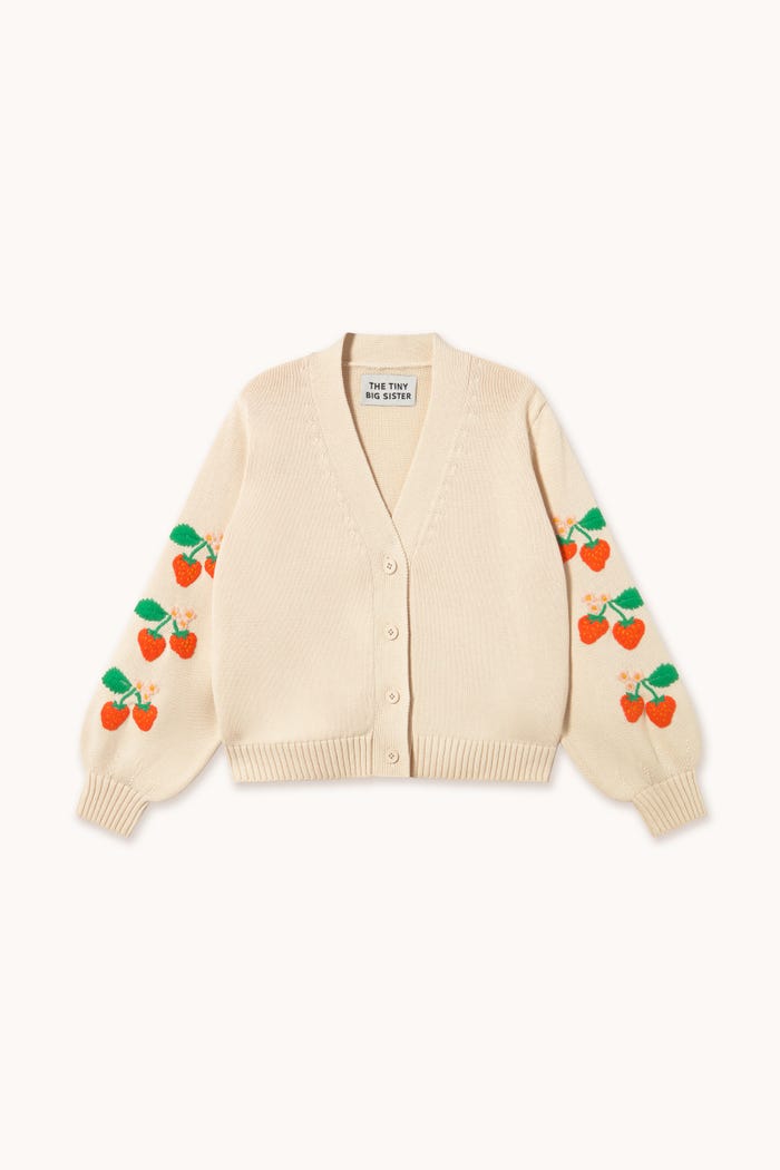 tiny cottons CÁRDIGAN STRAWBERRIES En oferta