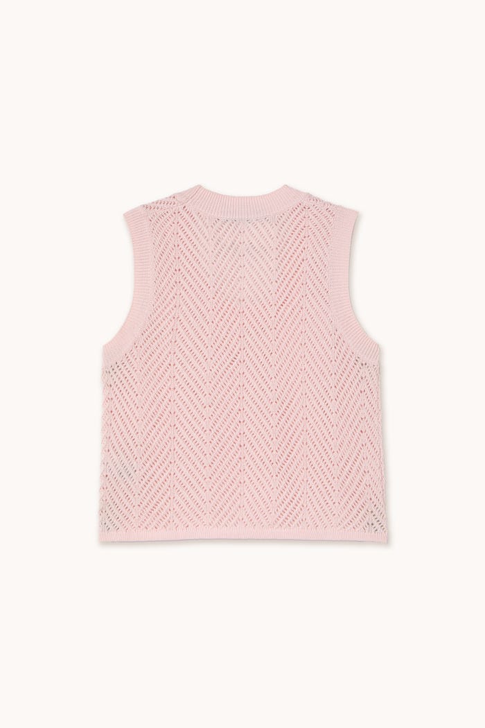 tiny cottons CHALECO DE PUNTO CALADO Superdescuento
