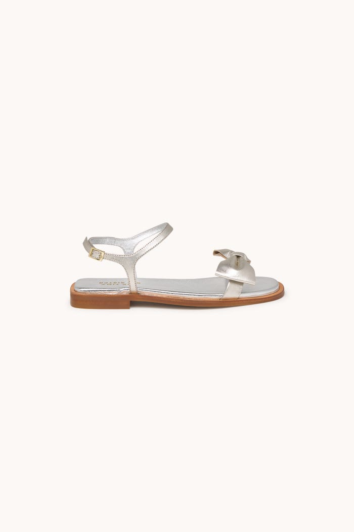 tiny cottons SANDALIAS METALIZADAS CON LAZO