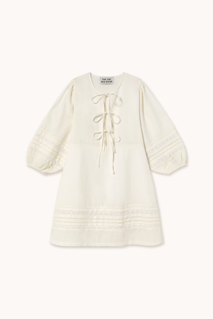 tiny cottons VESTIDO CON MANGA ABULLONADA Limitado a 3 días