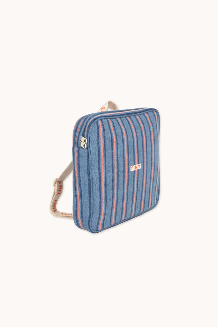 tiny cottons MOCHILA STRIPES DENIM Descuento por venta flash