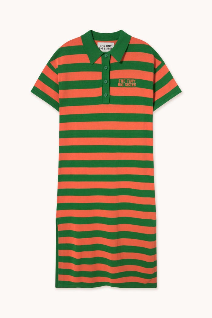 tiny cottons VESTIDO POLO CON RAYAS ANCHAS Descuentos del mes