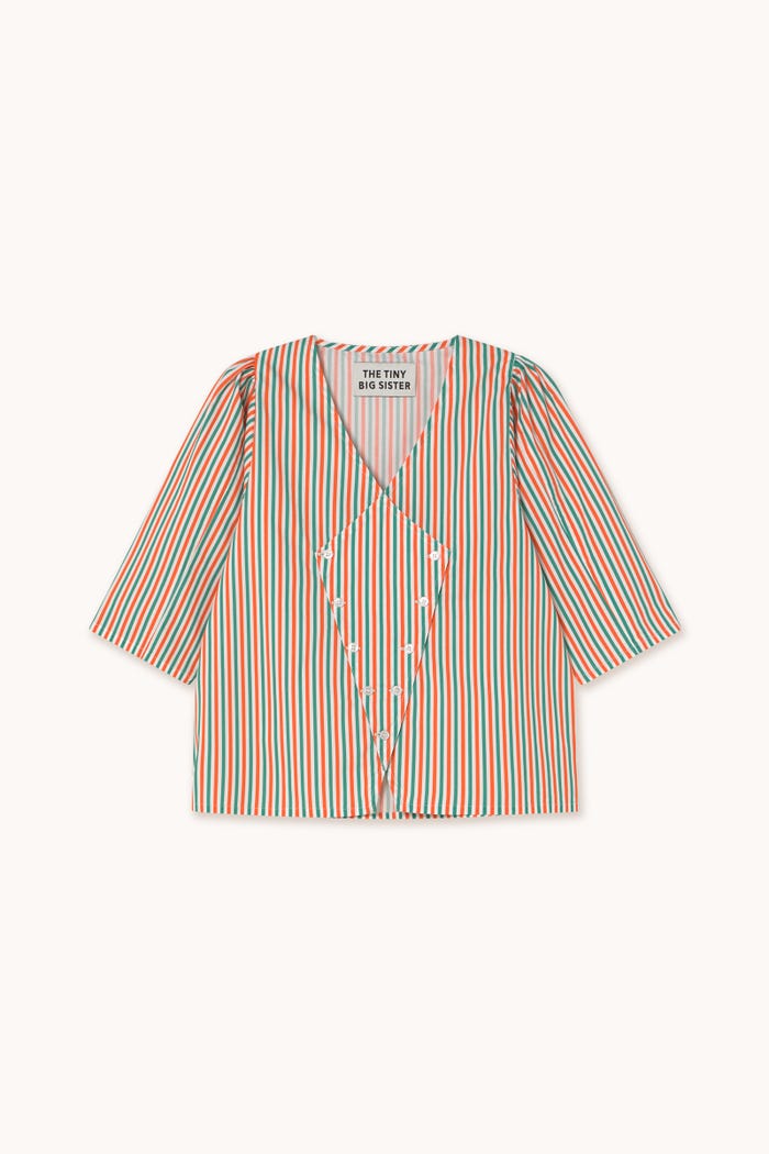 tiny cottons CAMISA CON CUELLO DE PICO A RAYAS Gran oferta