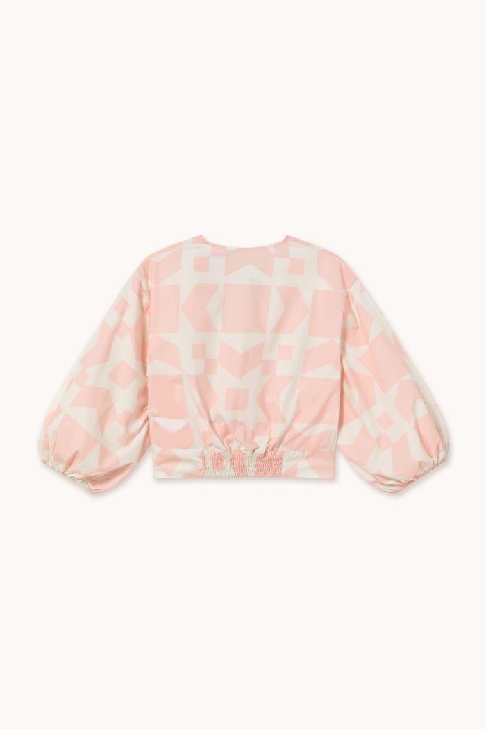 tiny cottons BLUSA CON CUELLO DE PICO GEOMETRIC Rebajas de fábrica