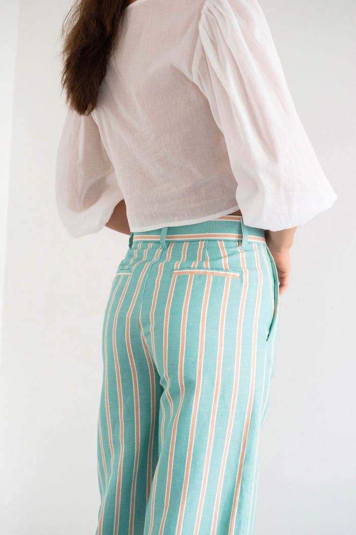 tiny cottons PANTALÓN A RAYAS Descuento
