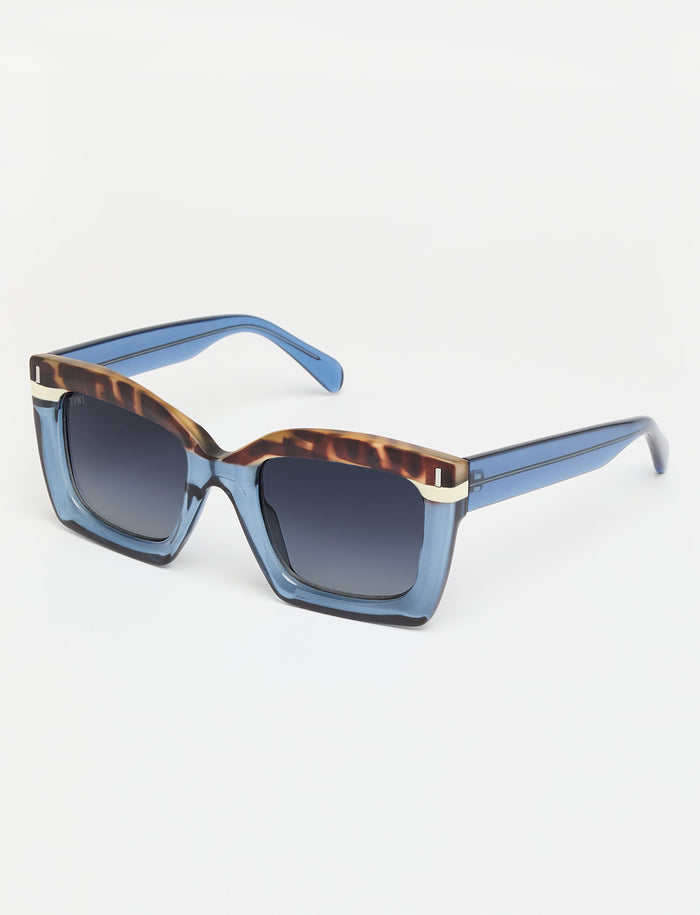 tiwi MALI Tricolor Vintage Tortoise/Blue/Beige Liquidación