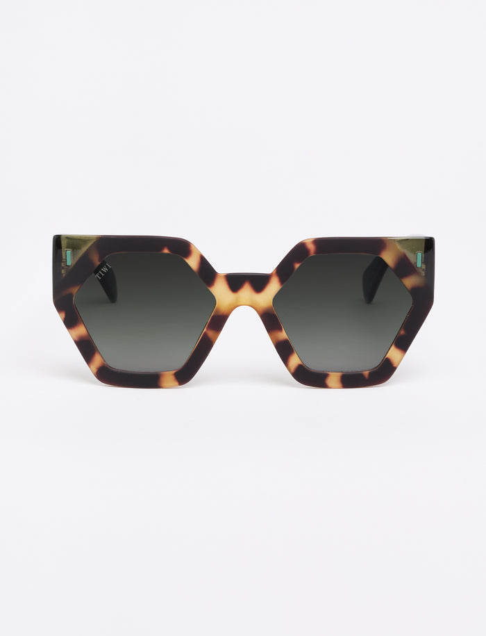 tiwi HEXAGON I Bicolor Green Tortoise / Shiny Green Envío gratis