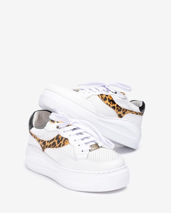 unisa Deportivo de piel ante estampado Tienda