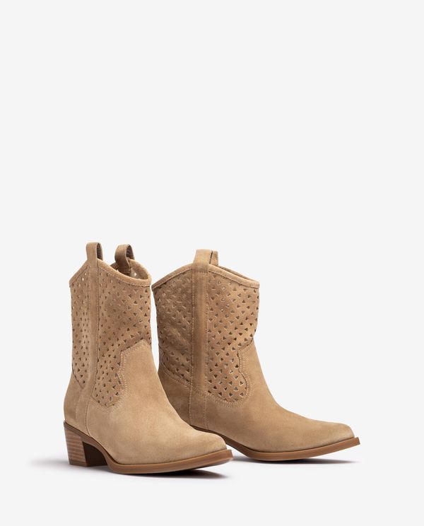 unisa Botín cowboy con picados Rebajas top