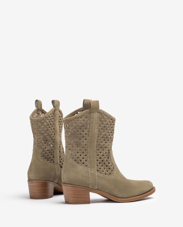 unisa Botín cowboy con picados Envío gratis