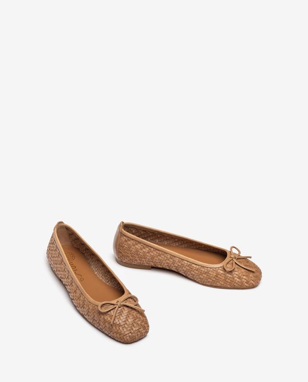 unisa Bailarina de piel trenzada Gran oferta