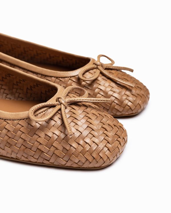 unisa Bailarina de piel trenzada Gran oferta