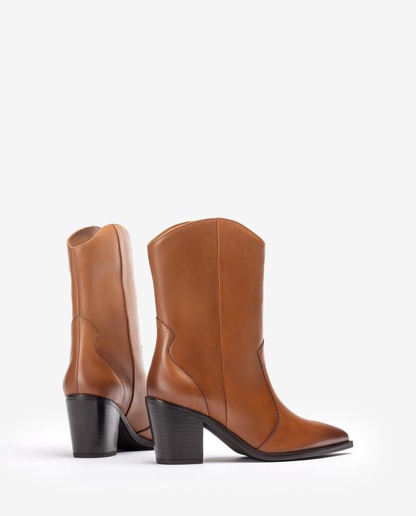 unisa Bota de caña baja cowboy Superdescuento