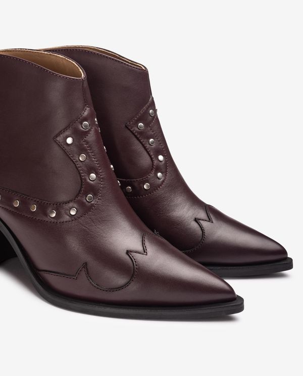 unisa Botín cowboy con tachuelas Tienda de fábrica