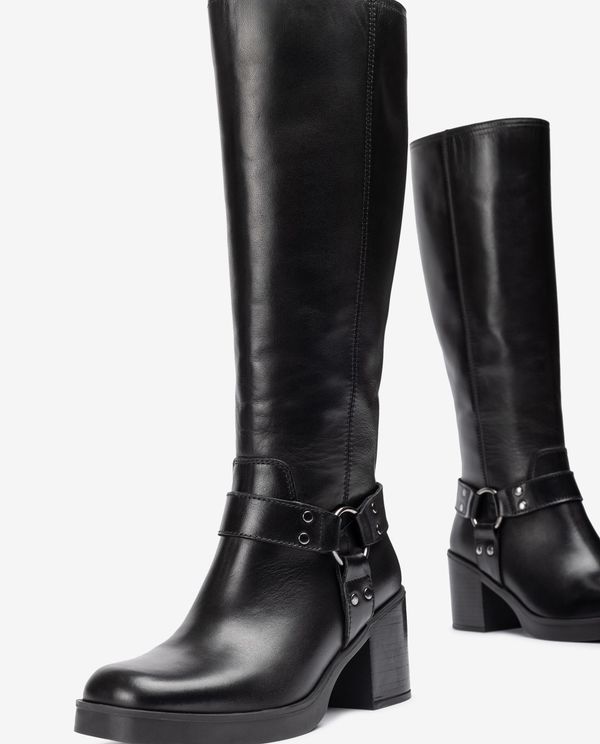 unisa Bota motera con adorno Última moda