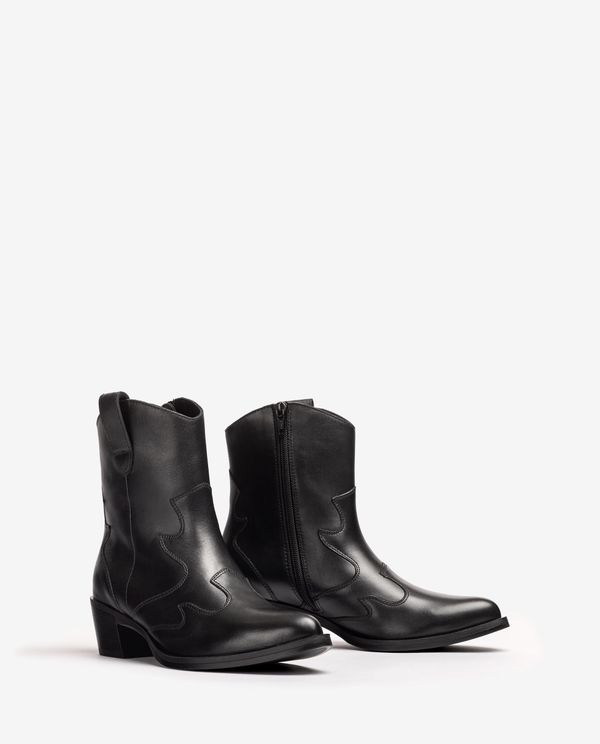 unisa Botín cowboy en contraste Rebajas baratas