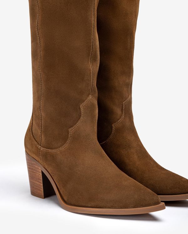 unisa Bota cowboy de caña ancha Rebajas top