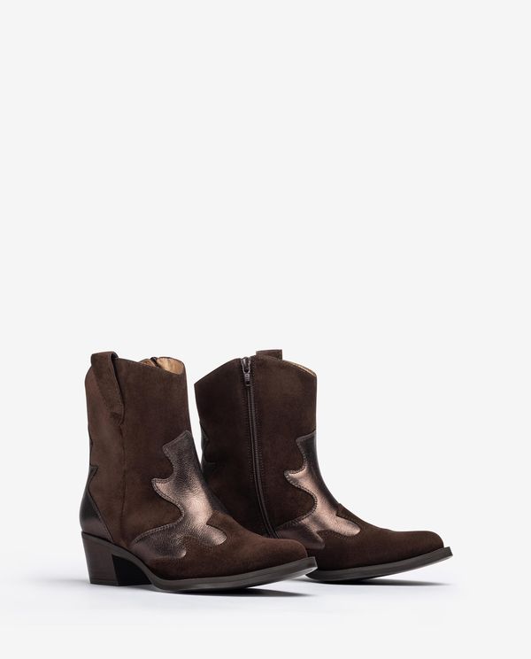 unisa Botín cowboy en contraste Oferta especial