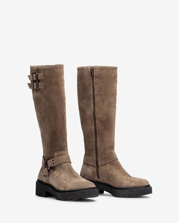 unisa Bota SuperLight motera de ante Superdescuento