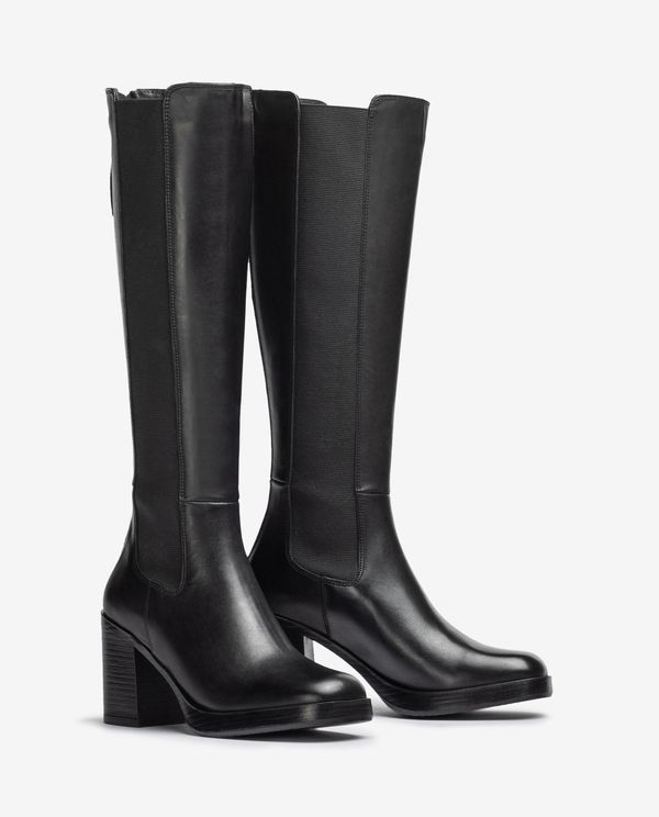 unisa Bota de caña alta estilo chelsea Venta caliente