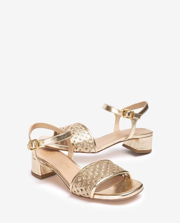 unisa Sandalia metalizada con picados Rebajas top