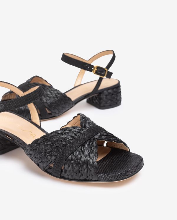 unisa Sandalia fabricada en rafia Superdescuento
