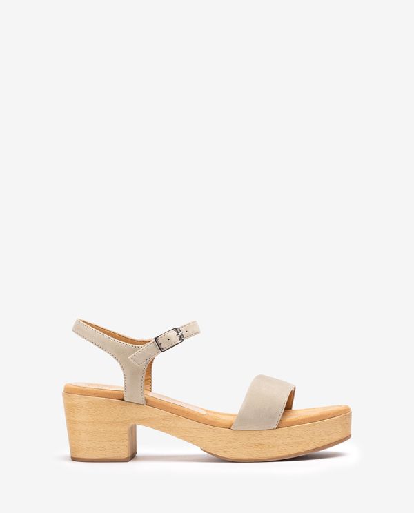unisa Sandalia bloque efecto madera