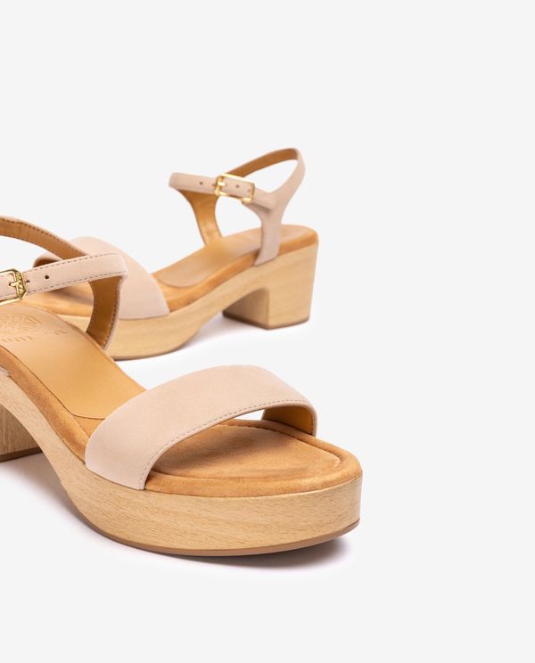 unisa Sandalia bloque efecto madera Ofertas especiales