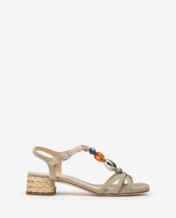 unisa Sandalia con adorno de bolas En oferta