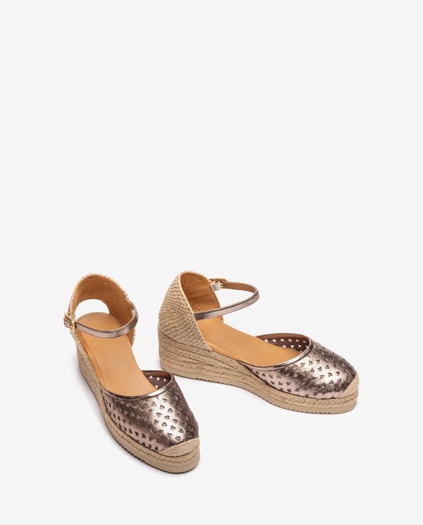 unisa Alpargata cuña baja con picados Oferta especial