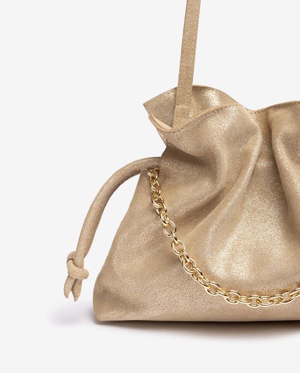 unisa Bolso fruncido de ante Última moda