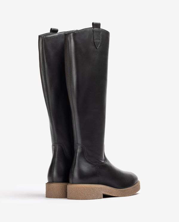 unisa Bota de caña alta y suela de goma Precios de Black Friday