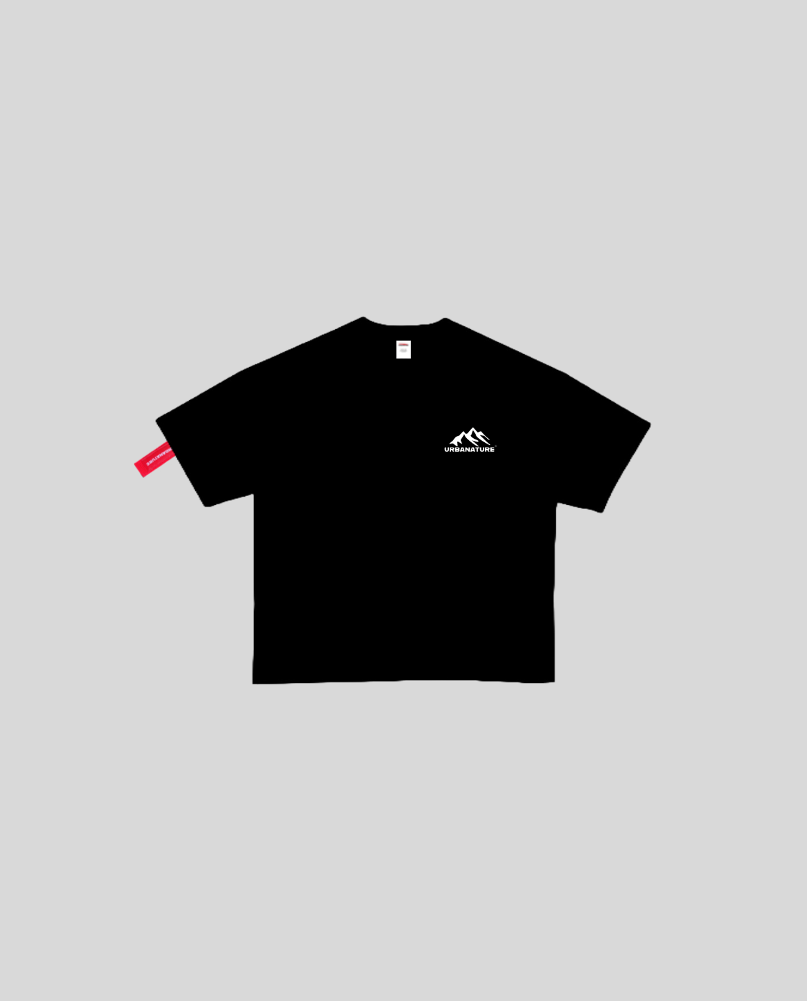 urbanature Mountain Tee- Black Promoción por tiempo limitado