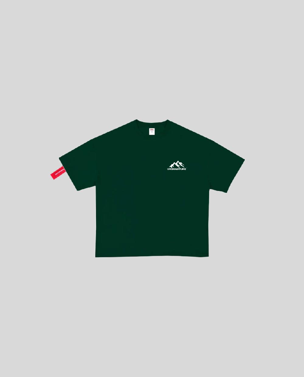 urbanature Mountain Tee- Forest Green Solo hoy